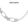 lost in echo 绳结珍珠拼接项链 商品缩略图2