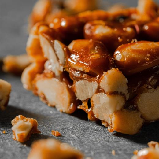 好嘴到花生酥糖438g袋装零食黑芝麻酥糖椒盐花生角糖318g 商品图0