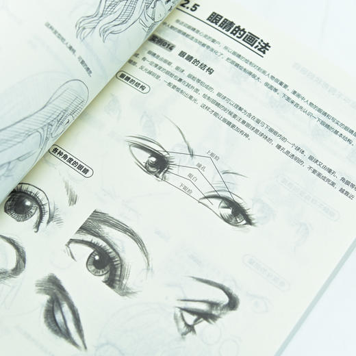 漫画新手村 漫画角色造型初学到进阶100例 动漫人物绘画教程书漫画人物角色设定临摹画册漫画角色与设计入门自学 商品图3