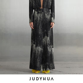 JUDYHUA 渐变印染设计款阔腿裤