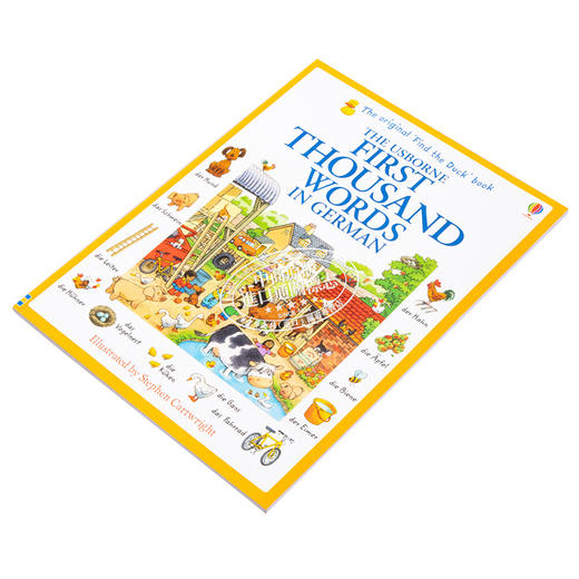 预售 【中商原版】看图识1000德语单词 德文原版 英文德文双语 小语种 First Thousand Words in German 商品图2