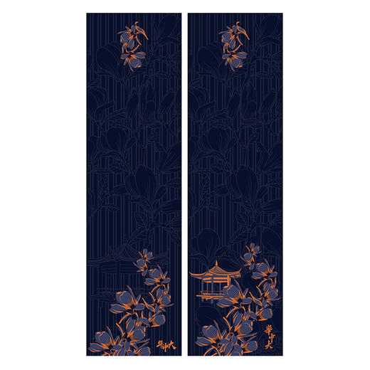 70周年校庆系列-玉兰真丝长巾 商品图1