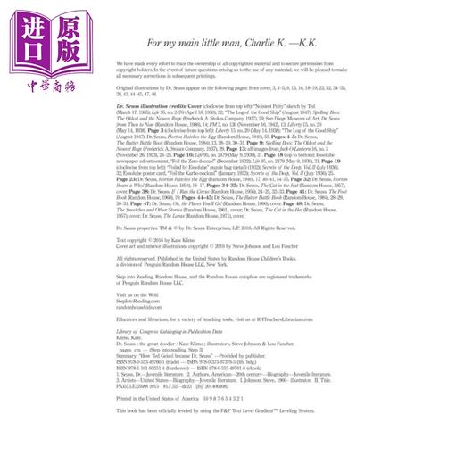 【中商原版】Step into Reading Step 3 Dr. Seuss Great Doodler The 兰登阅读进阶3苏斯博士 英文原版 儿童绘本 分级阅读 7-12岁 商品图4