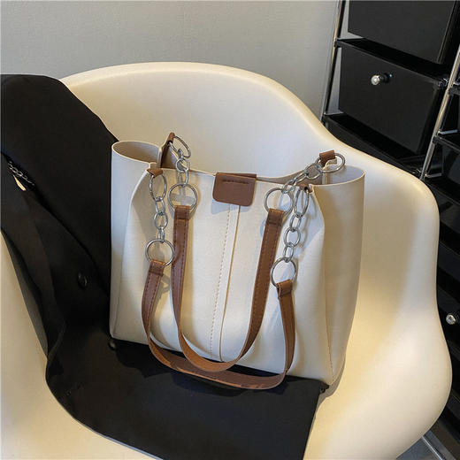 大容量夏季大包包女2022新款洋气新款感通勤单肩包质感时尚托特包 商品图3