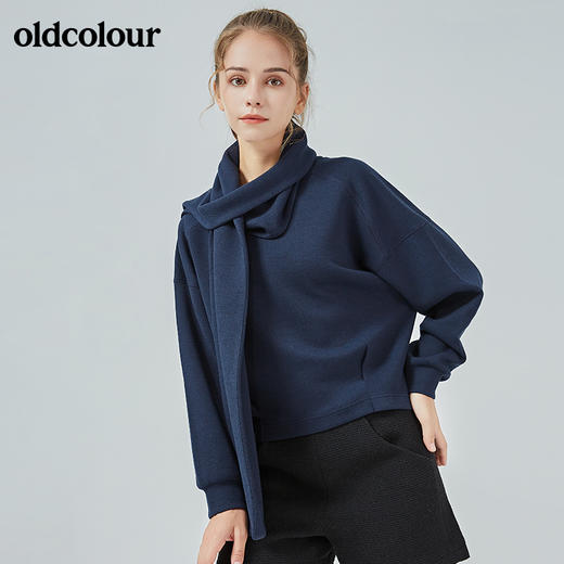 oldcolour2021秋季时尚同款宽松百搭时尚长袖T恤女N33023369 商品图3