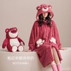 【超柔软】迪士尼草莓熊珊瑚绒睡衣 玉桂狗睡袍女秋冬睡袍长款浴袍家居服 商品缩略图0