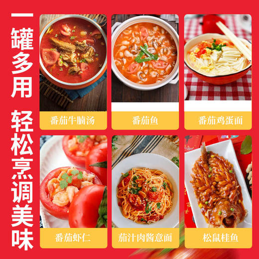 新疆特产冠农番茄丁 210g/罐新鲜去皮自然熟健康无添加罐头 商品图6