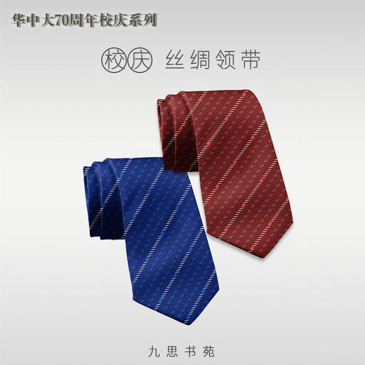 华中大真丝领带 商品图0