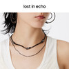 lost in echo 双层锆石登山扣装饰链条项链 商品缩略图4