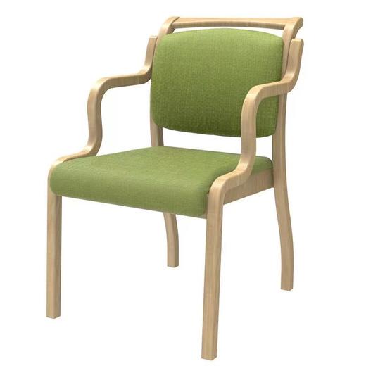 曲木半扶手适老椅 商品图1