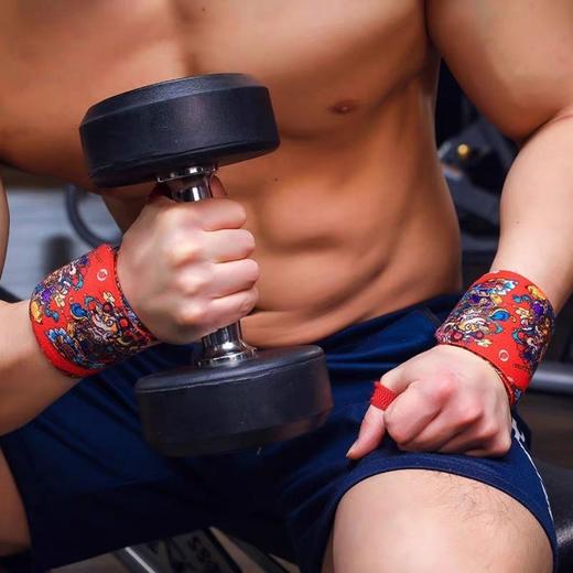 劳拉之星吉来护腕劳拉之星熊猫护腕卧推护腕硬拉护腕助力带 商品图4