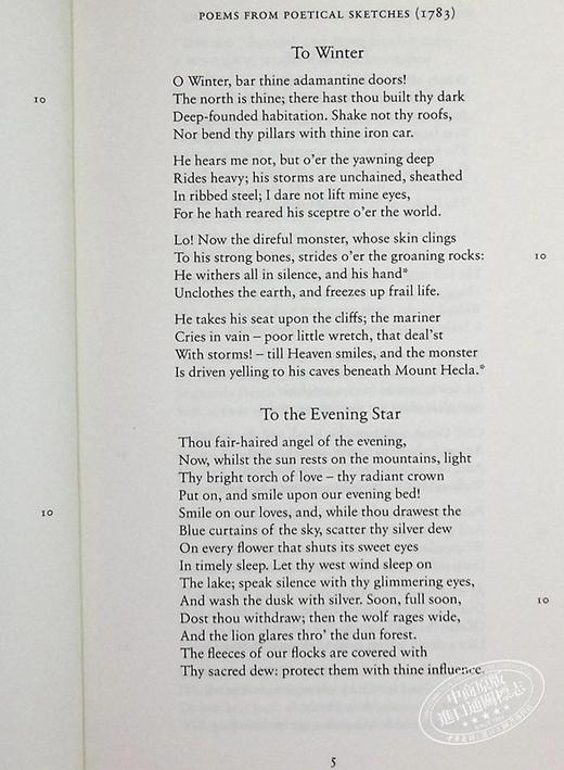 【中商原版】ALMA伟大诗歌系列 威廉 布莱克 诗选 英文原版 Great Poets Series Selected Poetical Works William Blake 商品图6
