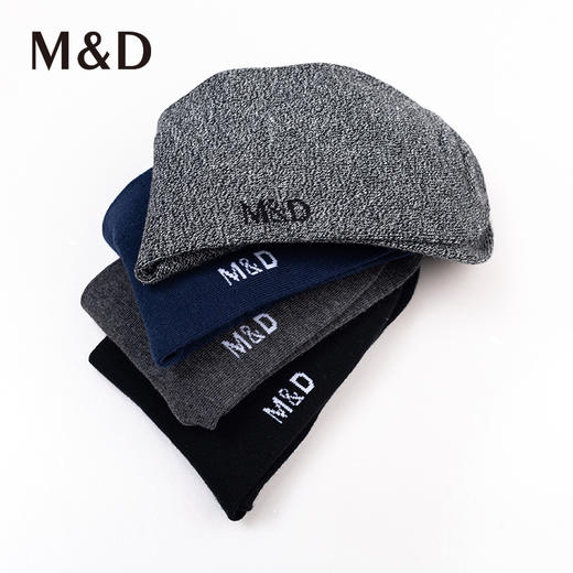 名盾商务男装2022夏季新品休闲纯色透气吸汗棉质短袜MVBB15401A 商品图2