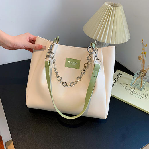 新款福利今年流行质感大容量托特包女2022新款潮时尚休闲学生上课包通勤包 商品图2