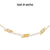 lost in echo绳圈锆石装饰项链 商品缩略图2