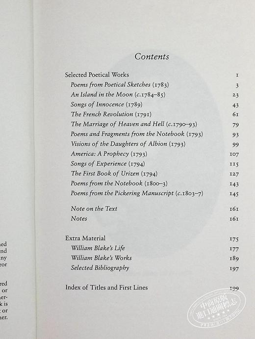 【中商原版】ALMA伟大诗歌系列 威廉 布莱克 诗选 英文原版 Great Poets Series Selected Poetical Works William Blake 商品图5
