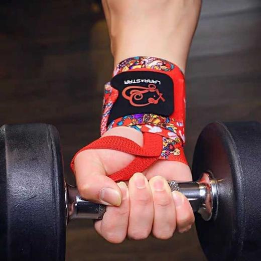 劳拉之星吉来护腕劳拉之星熊猫护腕卧推护腕硬拉护腕助力带 商品图5