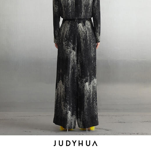 JUDYHUA 渐变印染设计款阔腿裤 商品图2