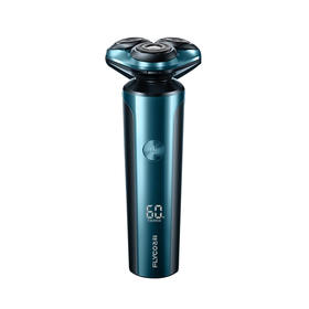 飞科（FLYCO） 电动剃须刀刮胡刀须刨男朋友老公生日礼物七夕情人节礼物智能快充电式胡须刀 FS907墨青蓝官配