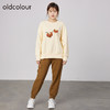 oldcolour2021秋商场同款圆领设计感小众休闲卫衣女N33023316 商品缩略图1
