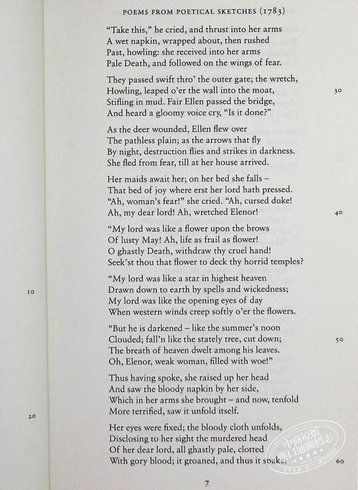 【中商原版】ALMA伟大诗歌系列 威廉 布莱克 诗选 英文原版 Great Poets Series Selected Poetical Works William Blake 商品图7