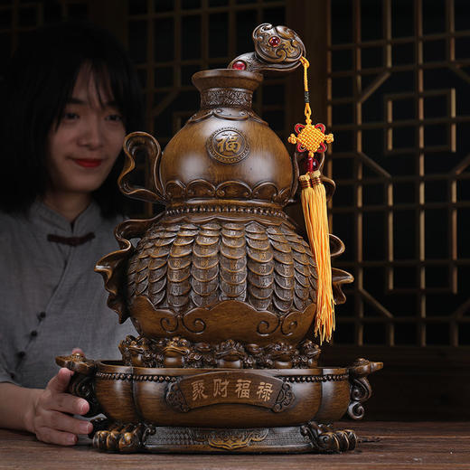 葫芦摆件乔迁之喜送礼新家房新居礼品搬家礼物闺蜜家居送朋友客厅 商品图2