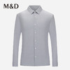 M＆D/名盾男士秋季新品DP免烫长袖衬衫商务休闲新疆纯棉宽松衬衣 商品缩略图0