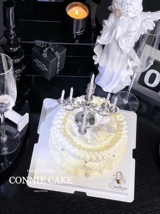 【1041】超美银色复古烛台 商品图4