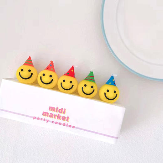 韩国彩色帽子生日蜡烛 商品图0