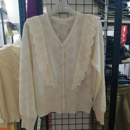 女羊毛拼接长袖外套18947 商品图0