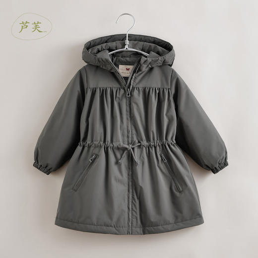 【马克珍妮 芦芙】新款秋冬装 中长款防风加厚棉衣外套221731 商品图0