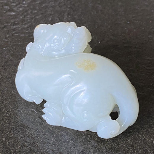 和田玉（白玉）籽料手把件--貔貅207.45g 商品图4