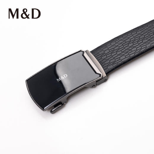 名盾男士皮带真皮自动扣商务休闲纯牛皮正品裤腰带男MVBB05455A 商品图3