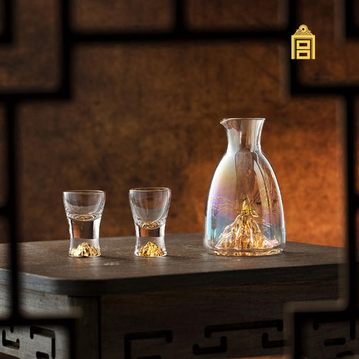 千里江山系列酒具套装  合家欢融八方祥瑞 酒壶酒杯 商品图2
