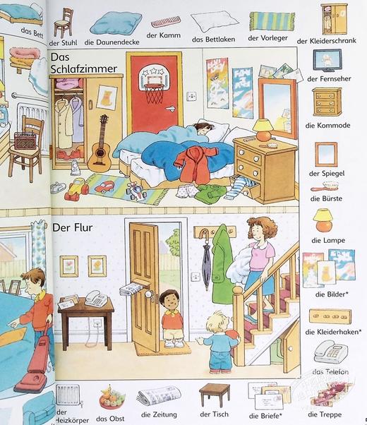 预售 【中商原版】看图识1000德语单词 德文原版 英文德文双语 小语种 First Thousand Words in German 商品图5