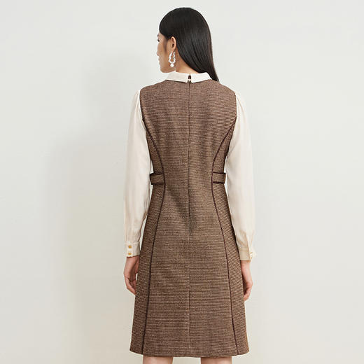 EITIE爱特爱新款羊毛格纹连衣裙6807510 商品图4