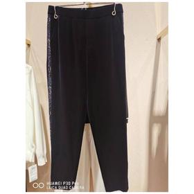 2楼茗专柜丝绒锥形裤