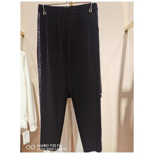 2楼茗专柜丝绒锥形裤 商品图0