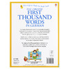 预售 【中商原版】看图识1000德语单词 德文原版 英文德文双语 小语种 First Thousand Words in German 商品缩略图1