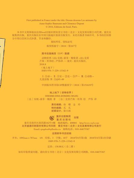 地上地下全集（共4册）适龄5-12岁（自然城市+自然景观动物世界） 商品图5