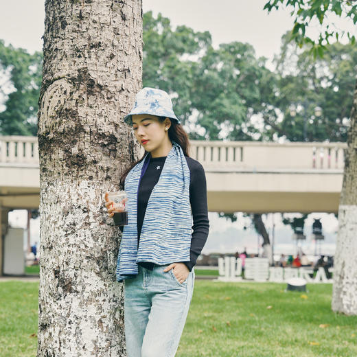 【林栖设计小店】东阳云染渔夫帽 商品图4