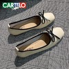 脚大脚宽拍大一码！拼手速！断码清仓特价！【CARTELO卡帝乐鳄鱼】气质平底蛋卷鞋 鞋底柔软可随意折叠 圆头显瘦  四季可穿 脚感轻盈蛋卷女鞋 商品缩略图3