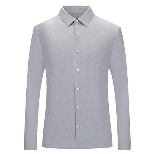 M＆D/名盾男士秋季新品DP免烫长袖衬衫商务休闲新疆纯棉宽松衬衣 商品图4