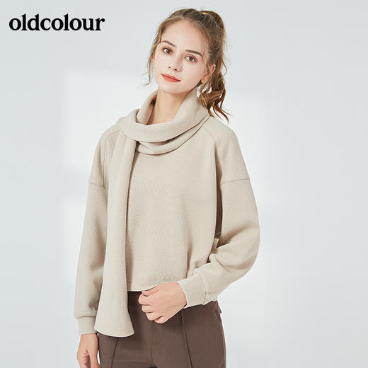 oldcolour2021秋季时尚同款宽松百搭时尚长袖T恤女N33023369 商品图0