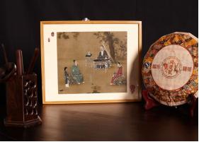 “同心合意”普洱茶礼品盒   400g生饼+400g熟饼支持自提 商品图0