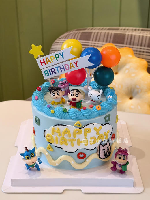 蜡笔小新玩具裱花蛋糕 商品图3
