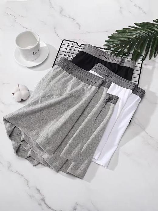 【舒美棉2条装】SCHIESSER  德国舒雅男士舒美棉面料平角裤35/2059T （ 2条同色装） 商品图2