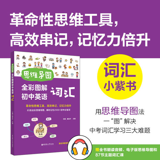 思维导图. 全彩图解初中英语词汇、语法 商品图5