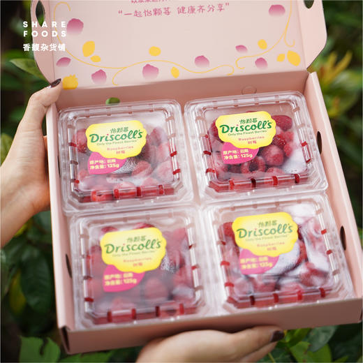 【新鲜水果】树莓礼盒 6盒装 商品图0