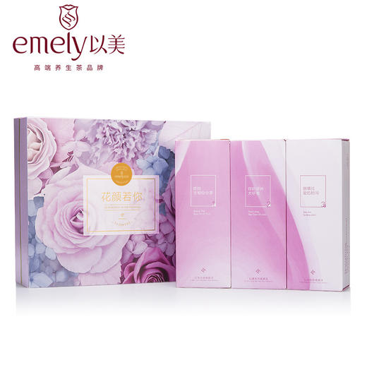 以美 花颜若你礼盒 玫瑰花茶桂圆红枣枸杞雪梨茶 商品图0